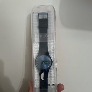 Blue Swatch Watch